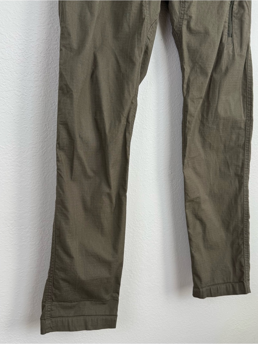 Vuori Ripstop Climber Pants Mens S Stretch Outdoor Casual Drawstring Olive Green - Picture 5 of 13